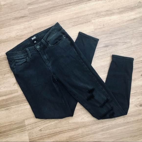 Paige Ripped Distressed Jeans - Picture 1 of 5